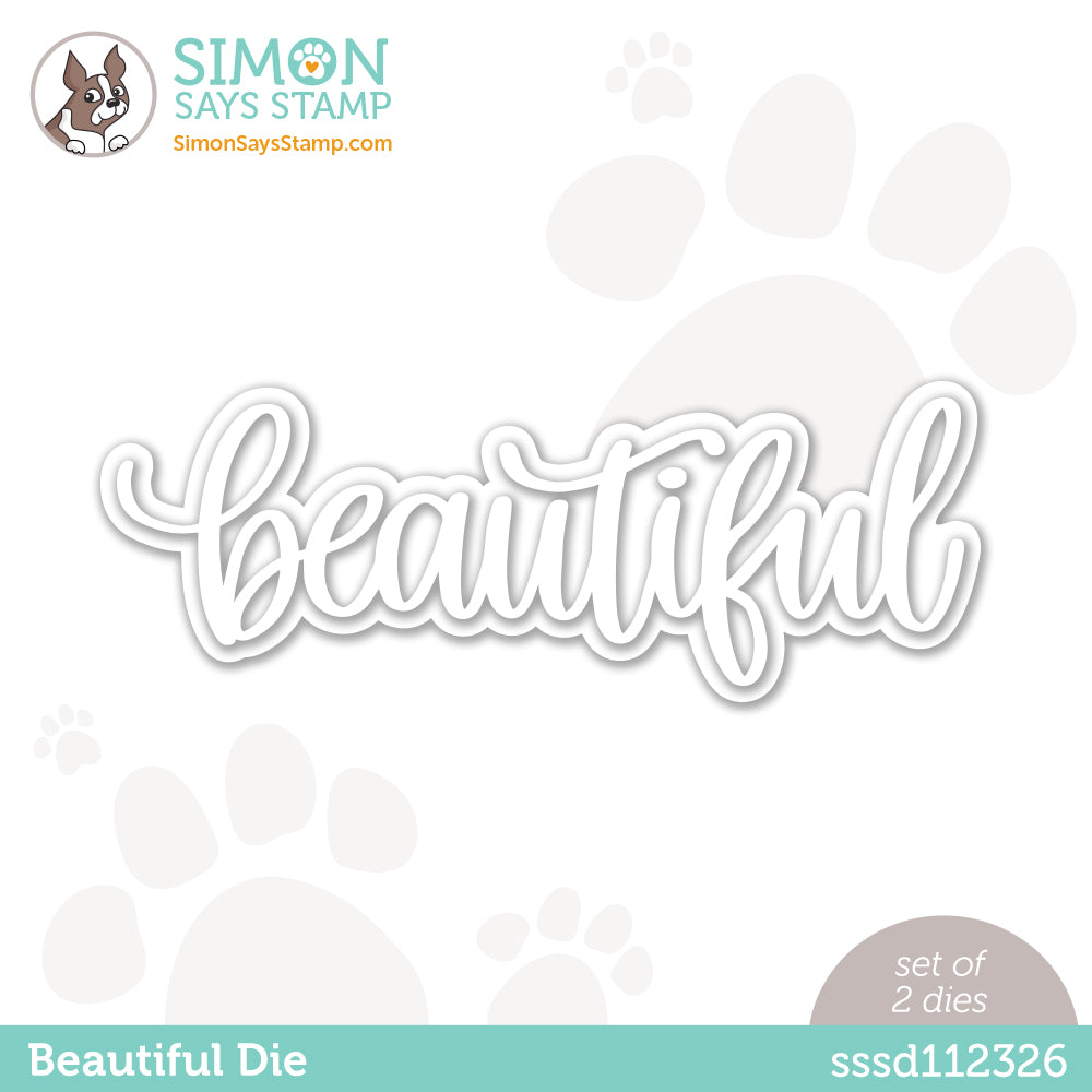 Simon Says Stamp BEAUTIFUL Wafer Dies sssd112326 *