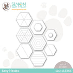 Simon Says Stamp SEXY HEXIES Wafer Dies sssd112366