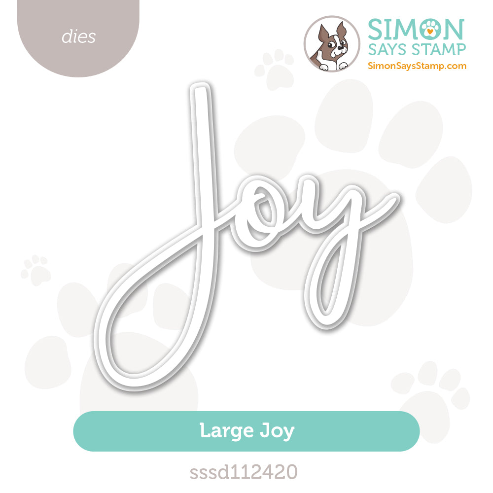 Simon Says Stamp Large Joy Wafer Dies sssd112420