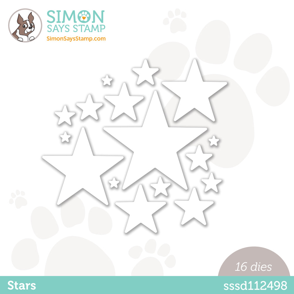 Simon Says Stamp STARS Wafer Dies sssd112498