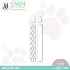 Simon Says Stamp PARTY CANDLE Wafer Dies sssd112502