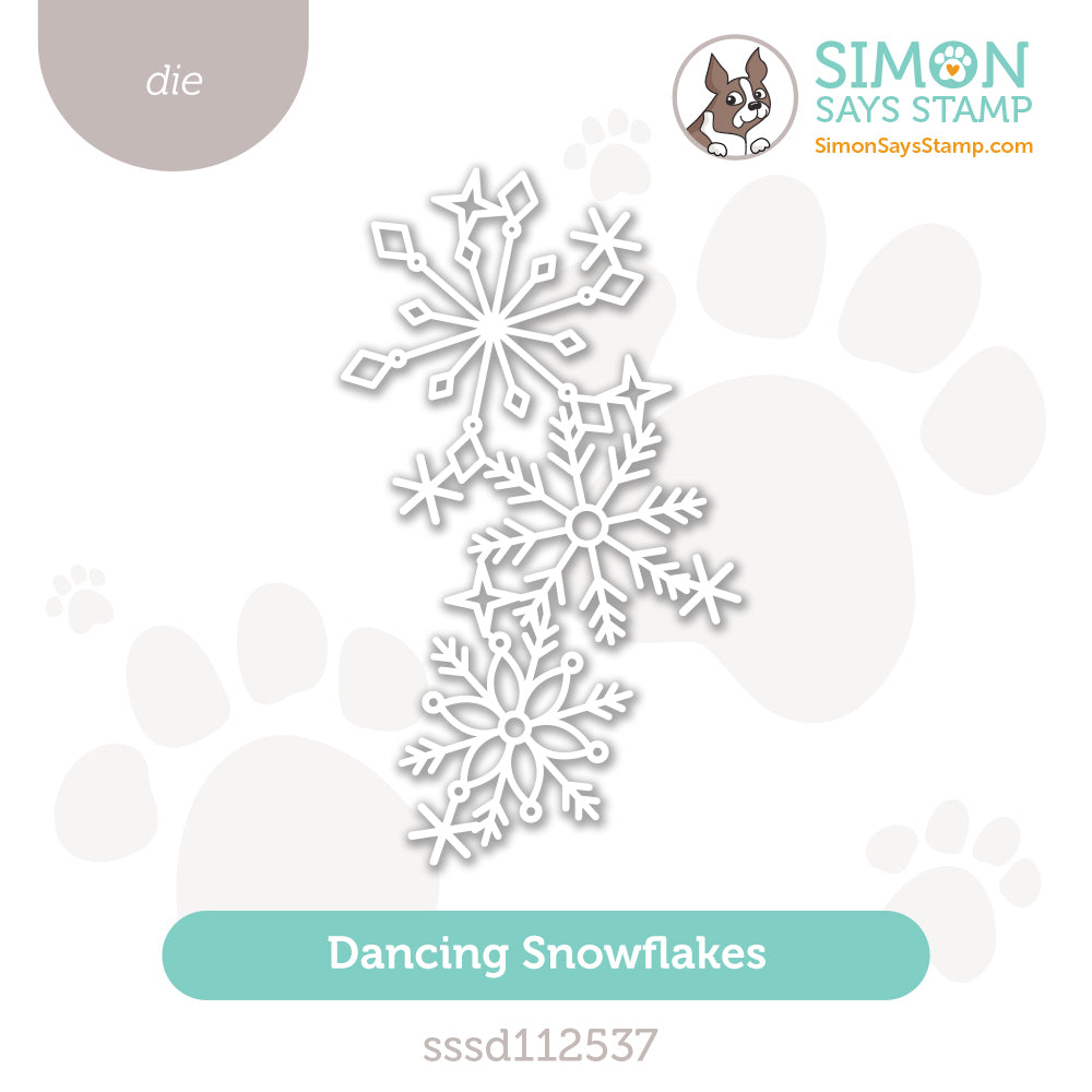 Simon Says Stamp Dancing Snowflakes Wafer Die sssd112537