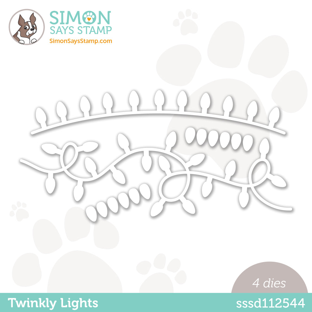 Simon Says Stamp TWINKLY LIGHTS Wafer Dies sssd112544