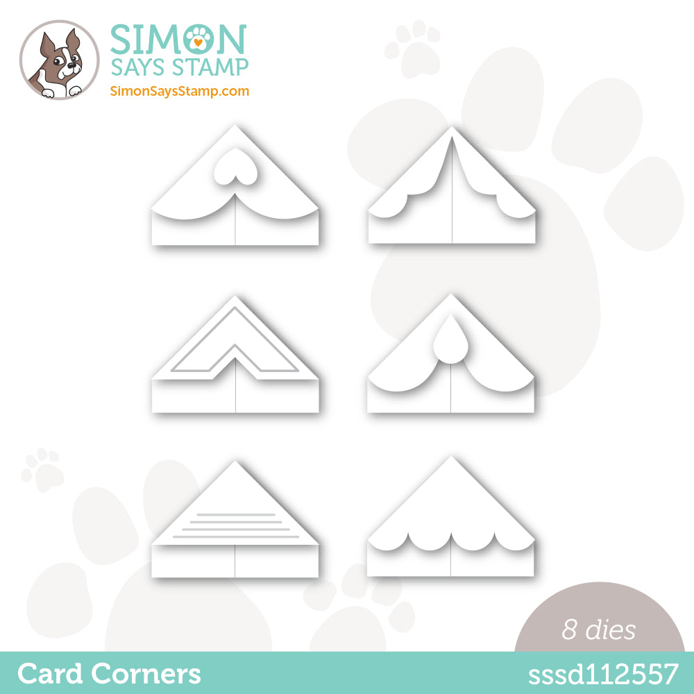 Simon Says Stamp Card Corners Wafer Dies sssd112557