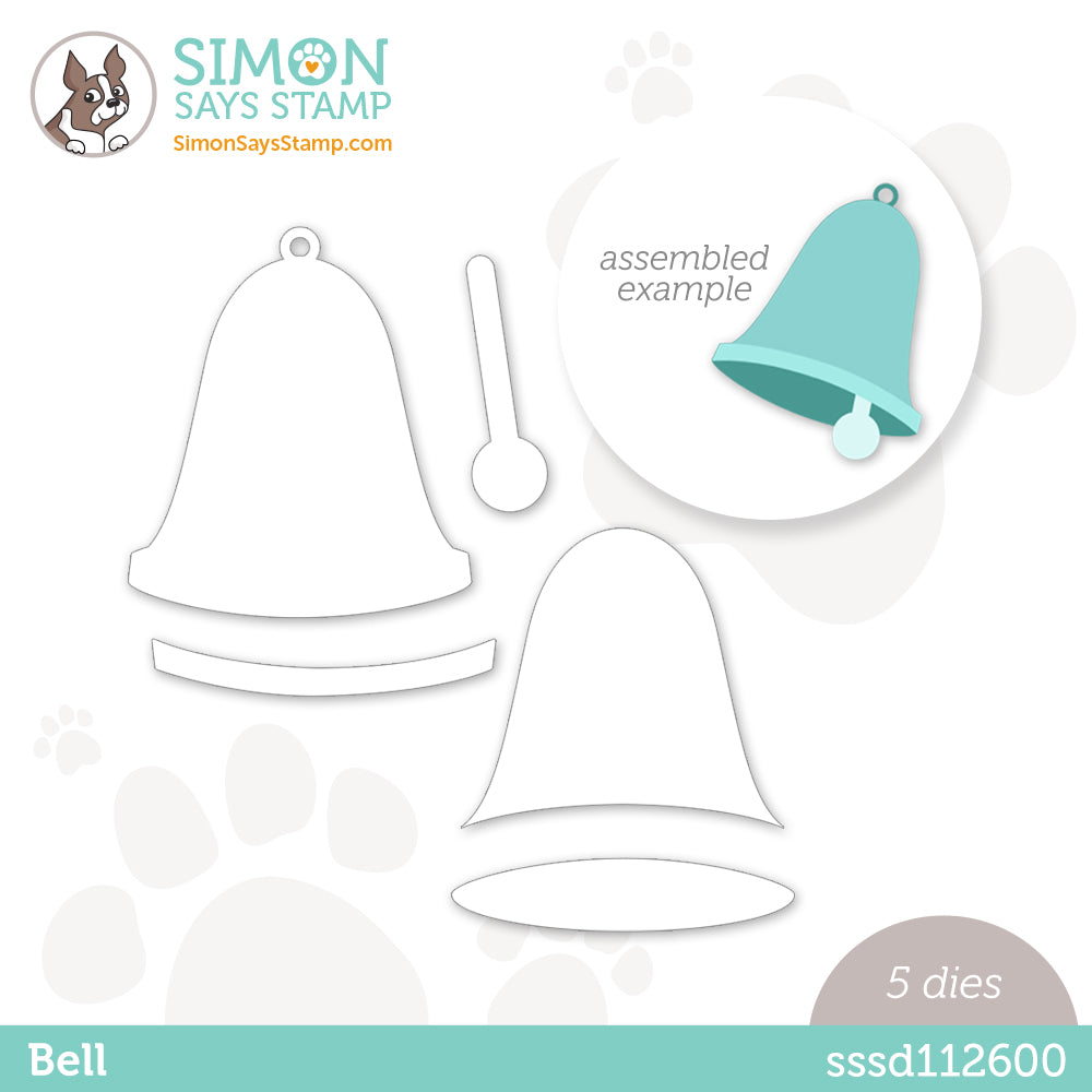 Simon Says Stamp BELL Wafer Dies sssd112600 *
