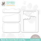 Simon Says Stamp BASIC BOX CARD BEACH AND SKY Wafer Dies sssd112626c *