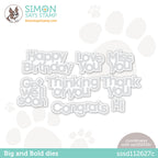 Simon Says Stamp Big and Bold Wafer Dies sssd112627c
