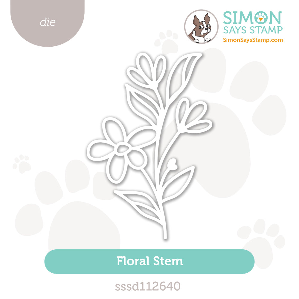 Simon Says Stamp Floral Stem Wafer Die sssd112640
