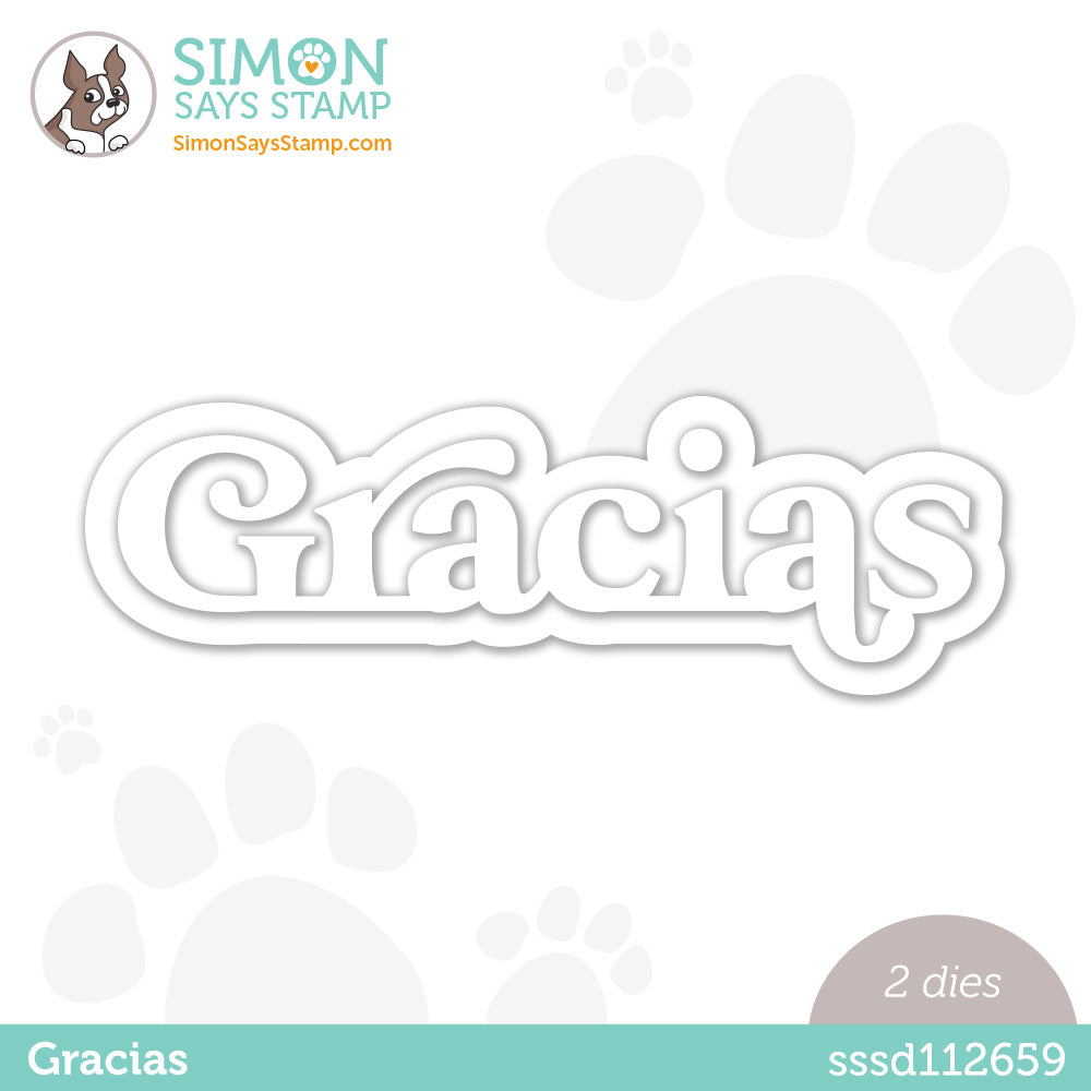 Simon Says Stamp GRACIAS Wafer Dies sssd112659