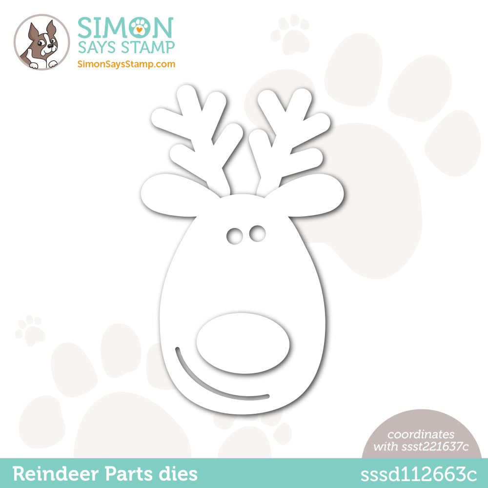 Simon Says Stamp REINDEER PARTS Wafer Dies sssd112663c