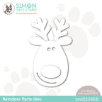 Simon Says Stamp REINDEER PARTS Wafer Dies sssd112663c