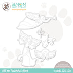 Simon Says Stamp ALL YE FAITHFUL Wafer Dies sssd112712c *