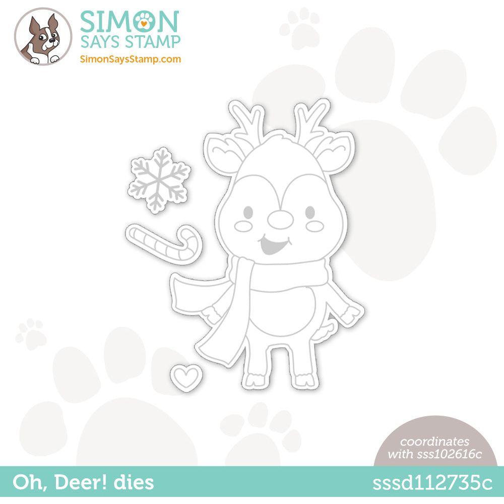 Simon Says Stamp OH DEER Wafer Dies sssd112735c