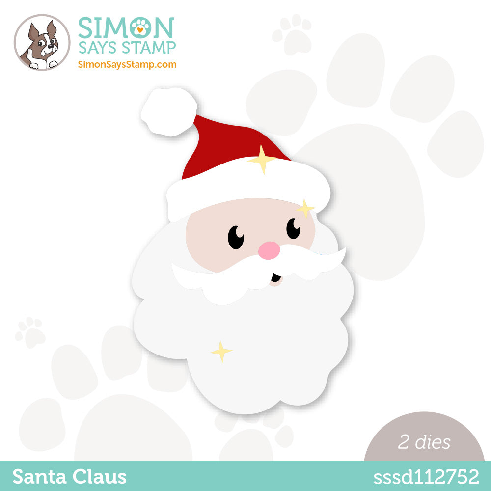 Simon Says Stamp SANTA CLAUS Wafer Dies sssd112752