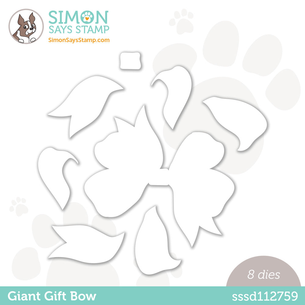Simon Says Stamp GIANT GIFT BOW Wafer Dies sssd112759