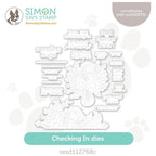Simon Says Stamp Checking In Wafer Dies sssd112768c Stamptember