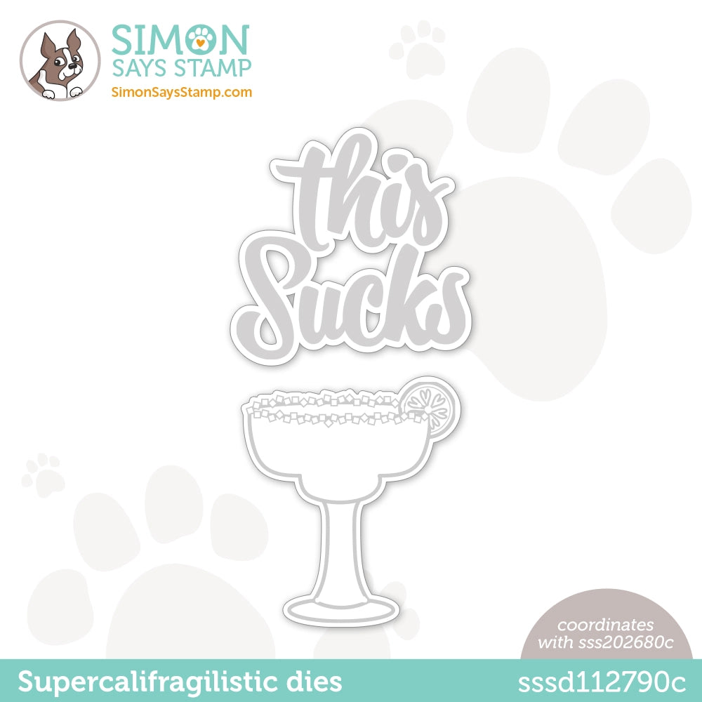 Simon Says Stamp Supercalifragilistic Wafer Dies sssd112790c Dear Friend