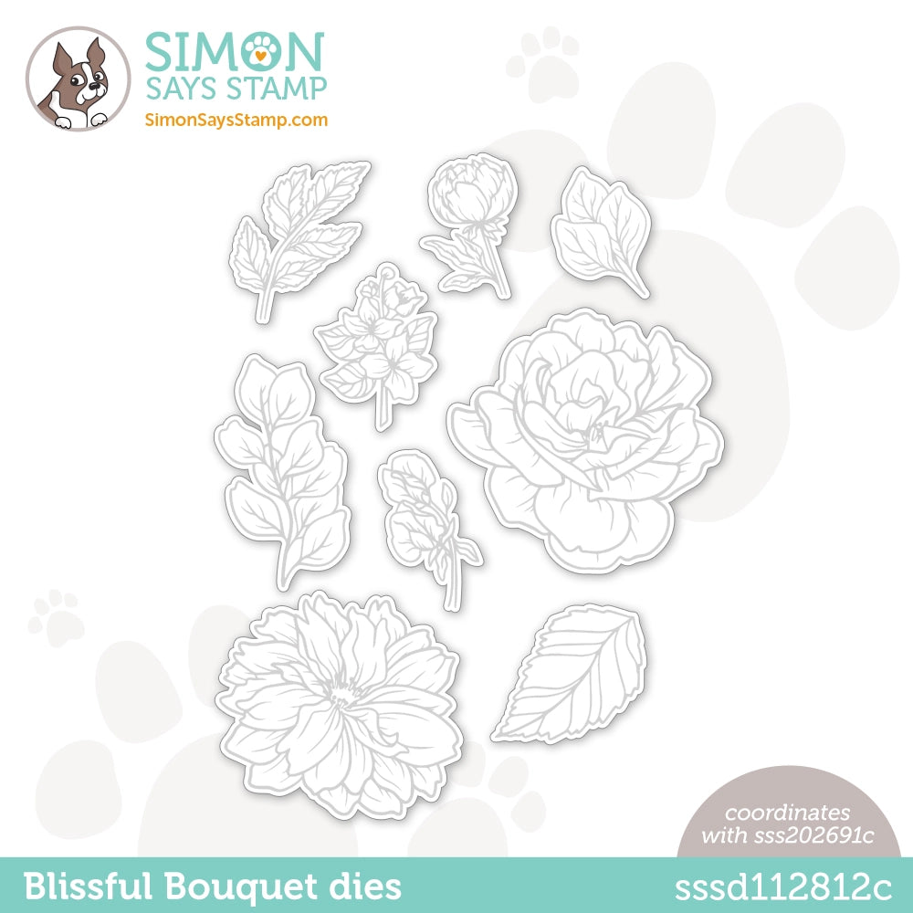 Simon Says Stamp Blissful Bouquet Wafer Dies sssd112812c Dear Friend