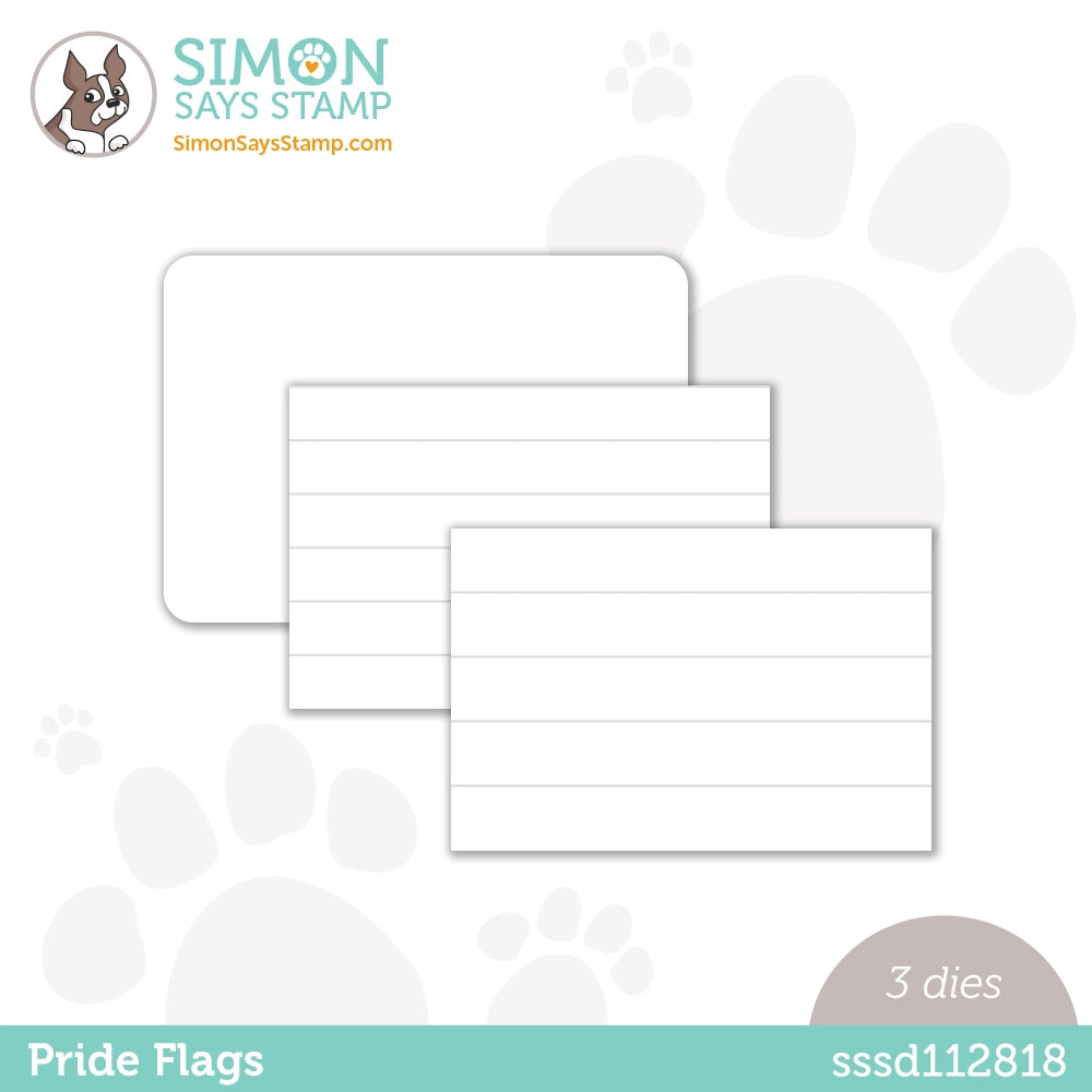 Simon Says Stamp Pride Flags Wafer Dies sssd112818 Dear Friend