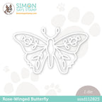 Simon Says Stamp Rose Winged Butterfly Wafer Die sssd112825