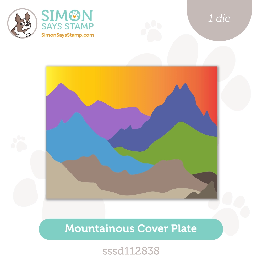 Simon Says Stamp Mountainous Cover Plate Wafer Dies sssd112838 Out Of This World