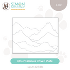 Simon Says Stamp Mountainous Cover Plate Wafer Dies sssd112838 Out Of This World