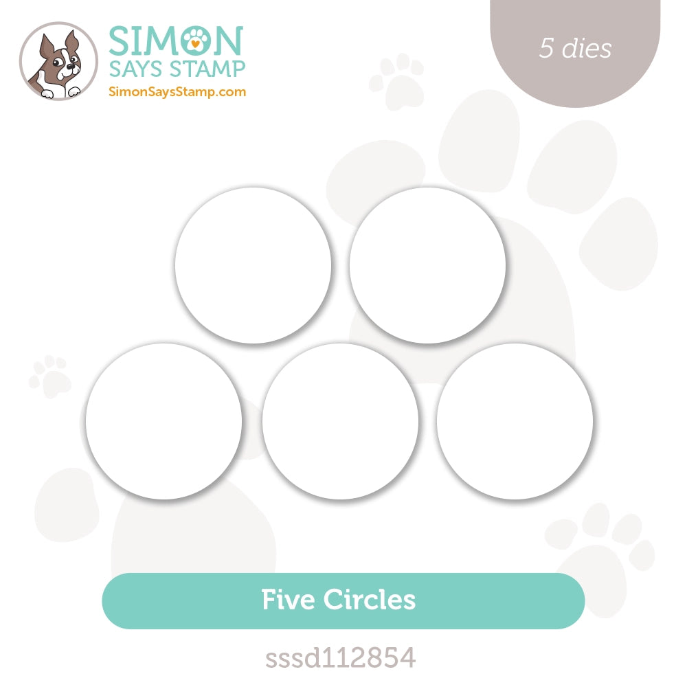 Simon Says Stamp Five Circles Wafer Dies sssd112854 Stamptember