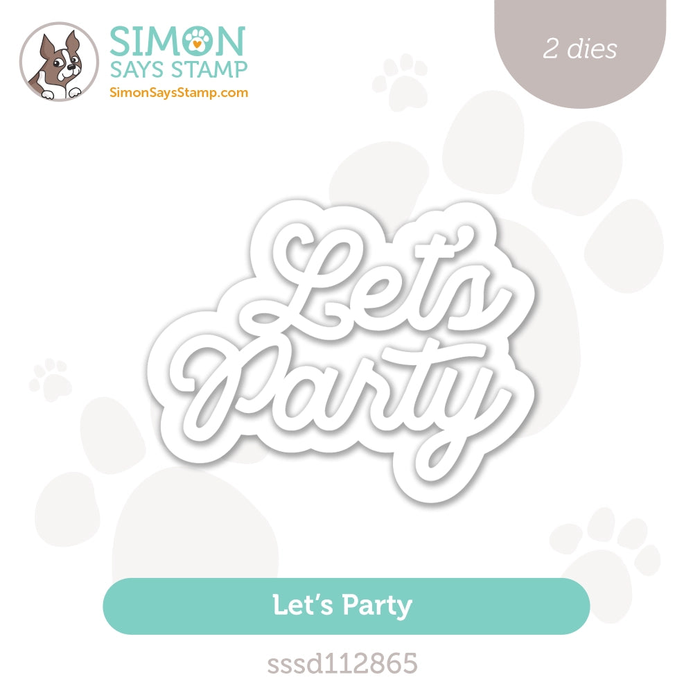 Simon Says Stamp Let's Party Wafer Dies sssd112865 Diecember