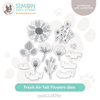 Simon Says Stamp Fresh Air Fall Flowers Wafer Dies sssd112876c Season Of Wonder