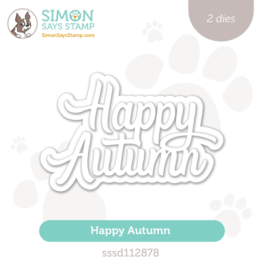 Simon Says Stamp Happy Autumn Wafer Dies sssd112878 Season Of Wonder