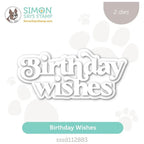 Simon Says Stamp Birthday Wishes Wafer Dies sssd112883