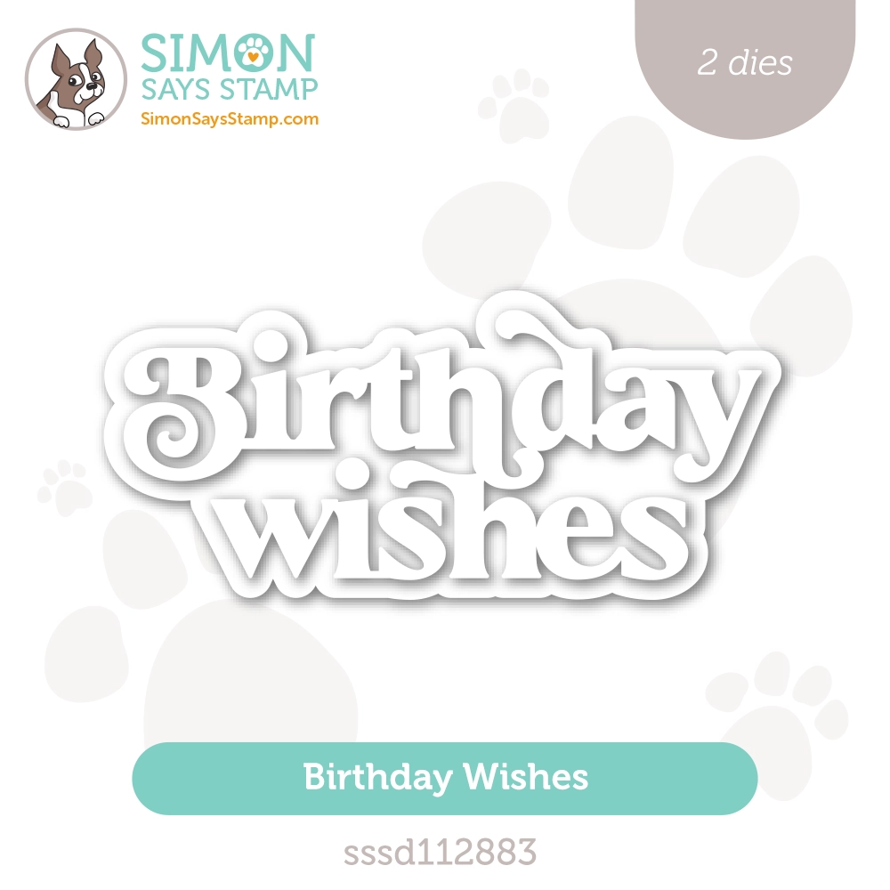 Simon Says Stamp Birthday Wishes Wafer Dies sssd112883