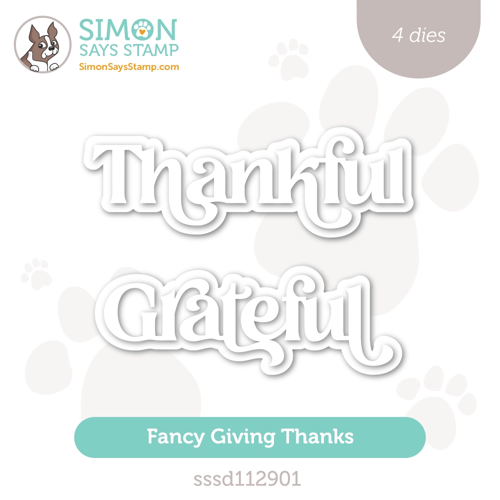 Simon Says Stamp Fancy Giving Thanks Wafer Dies sssd112901 Stamptember