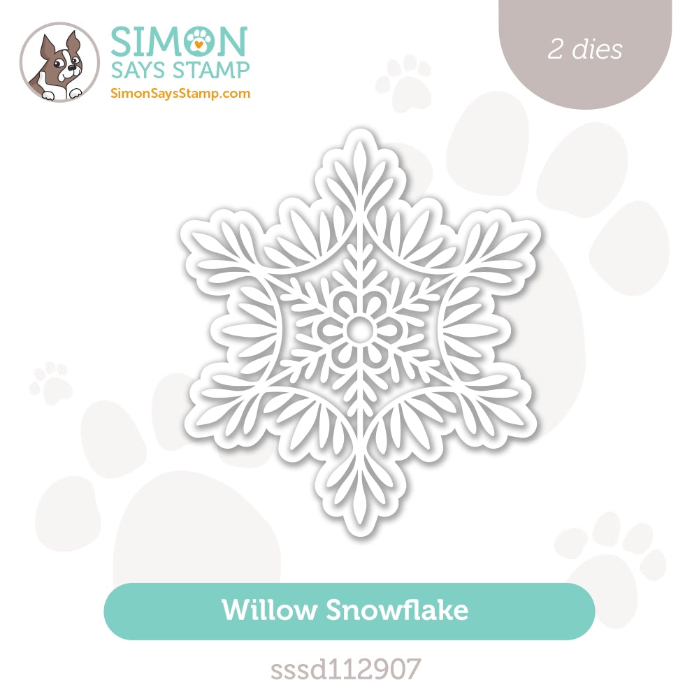 Simon Says Stamp Willow Snowflake Wafer Dies sssd112907 Season Of Wonder