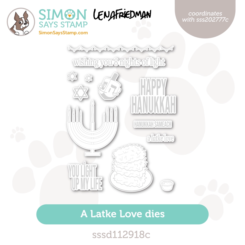 Simon Says Stamp A Latke Love Wafer Dies sssd112918c All The Joy