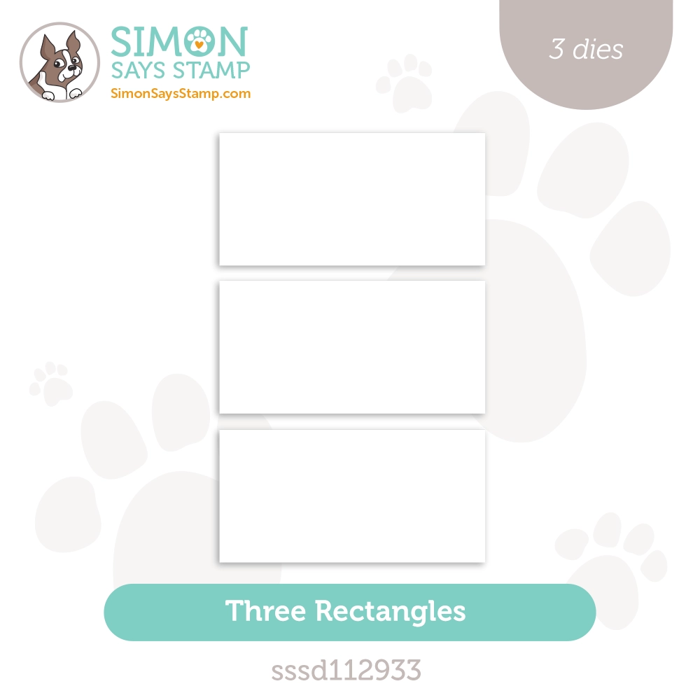 Simon Says Stamp Three Rectangles Wafer Dies sssd112933