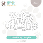 Simon Says Stamp You're In My Thoughts Wafer Dies sssd112936 Diecember