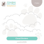 Simon Says Stamp Cloud Borders Wafer Dies sssd112939 Diecember