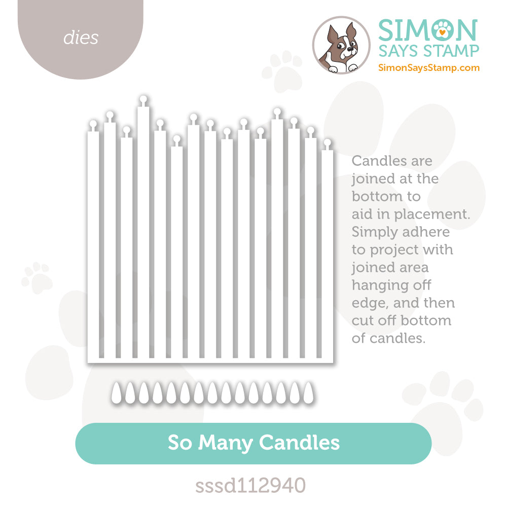 Simon Says Stamp So Many Candles Wafer Dies sssd112940