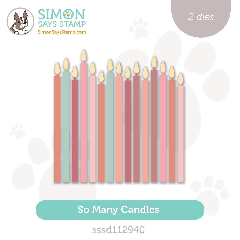 Simon Says Stamp So Many Candles Wafer Dies sssd112940 Diecember