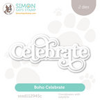Simon Says Stamp Boho Celebrate Wafer Dies sssd112945c Diecember