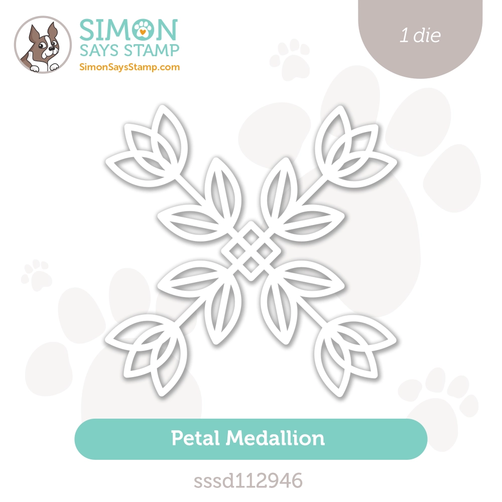 Simon Says Stamp Petal Medallion Wafer Dies sssd112946 Diecember