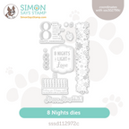Simon Says Stamp 8 Nights Wafer Dies sssd112972c All The Joy