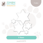 Simon Says Stamp Five Stars Wafer Dies sssd112973 Season Of Wonder