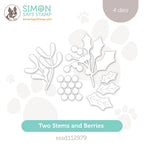 Simon Says Stamp Two Stems And Berries Wafer Dies sssd112979