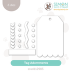 Simon Says Stamp Tag Adornments Wafer Dies sssd112983 Smitten