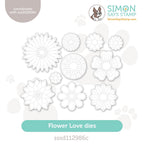 Simon Says Stamp Flower Love Wafer Dies sssd112986c Smitten