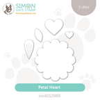 Simon Says Stamp Petal Heart Wafer Dies sssd112989 Smitten