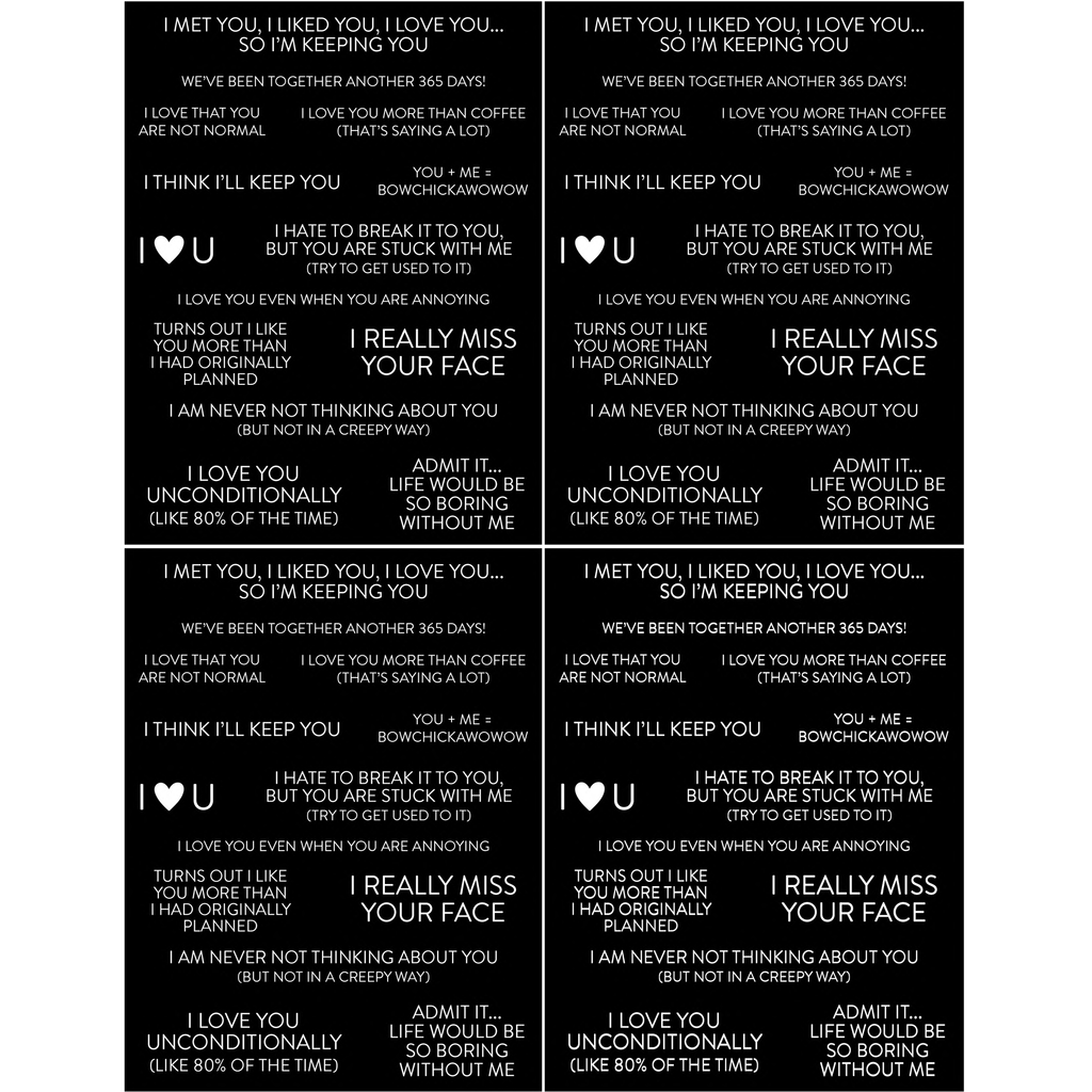 Simon Says Stamp SENTIMENT STRIPS CHEEKY LOVE sssg131009 *