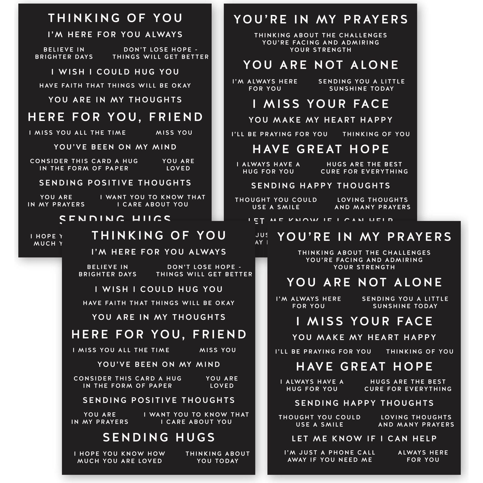 Simon Says Stamp SENTIMENT STRIPS THINKING OF YOU sssg131020